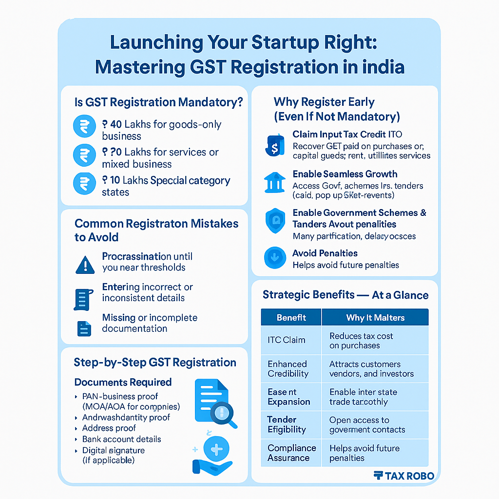 Launching Your Startup Right – Mastering GST Registration in India