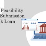 What is the role of a feasibility study in a bank project report?