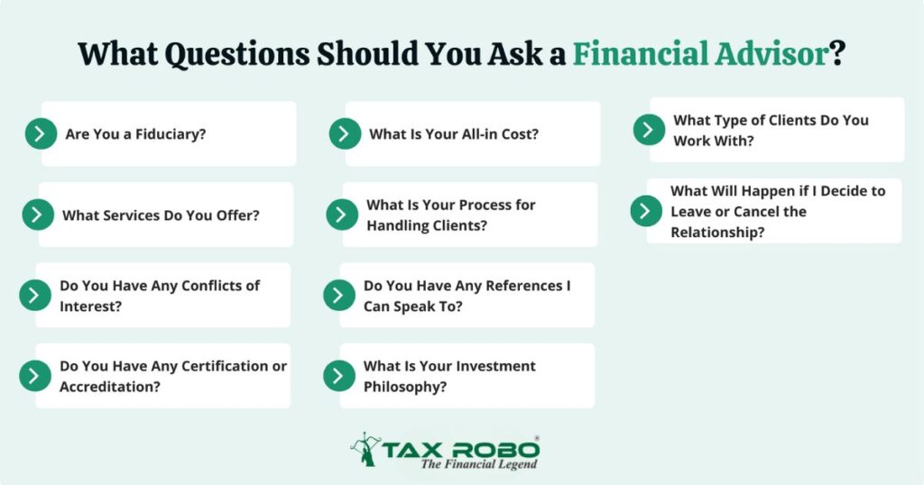 What questions should I ask before signing up with a wealth management firm?