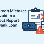 What are common mistakes to avoid when drafting a bank project report?