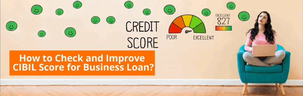 How can I improve my business credit score to qualify for a bank loan?