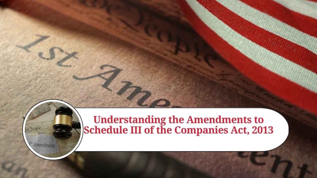 Schedule 3 of Companies Act, 2013 Balance Sheet Format