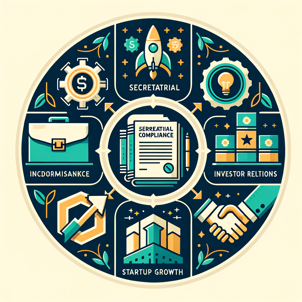 What role does secretarial compliance play in investor relations for startups?