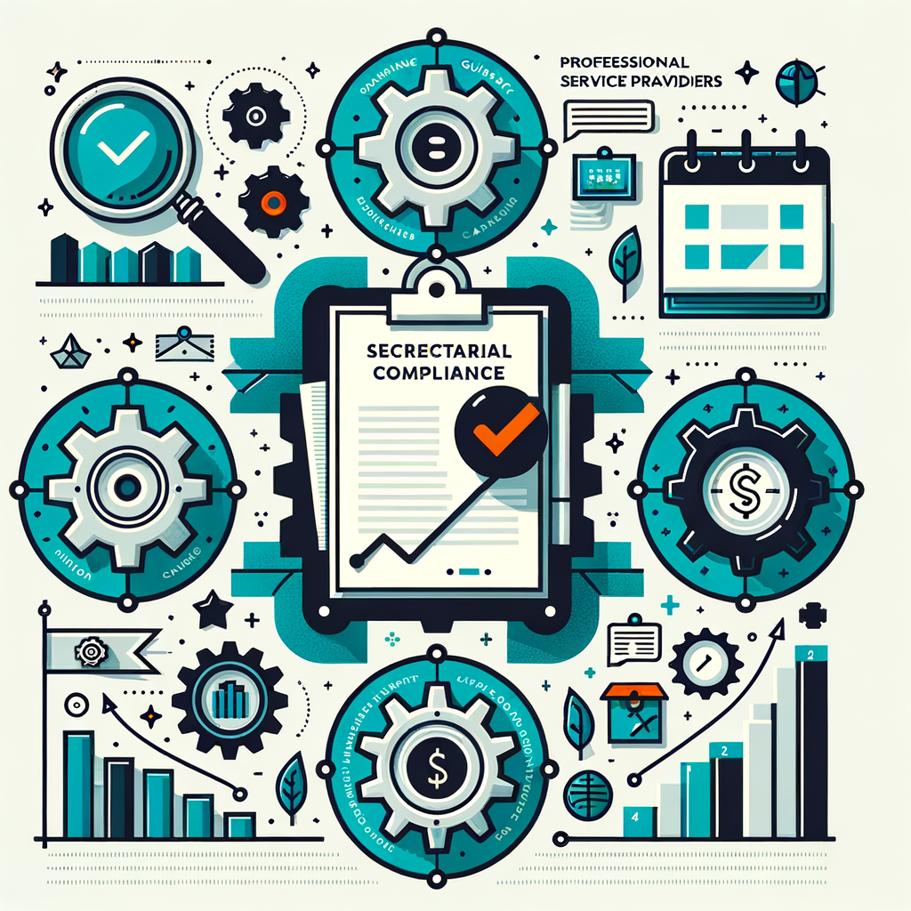 How do professional service providers assist startups with annual and secretarial compliance?
