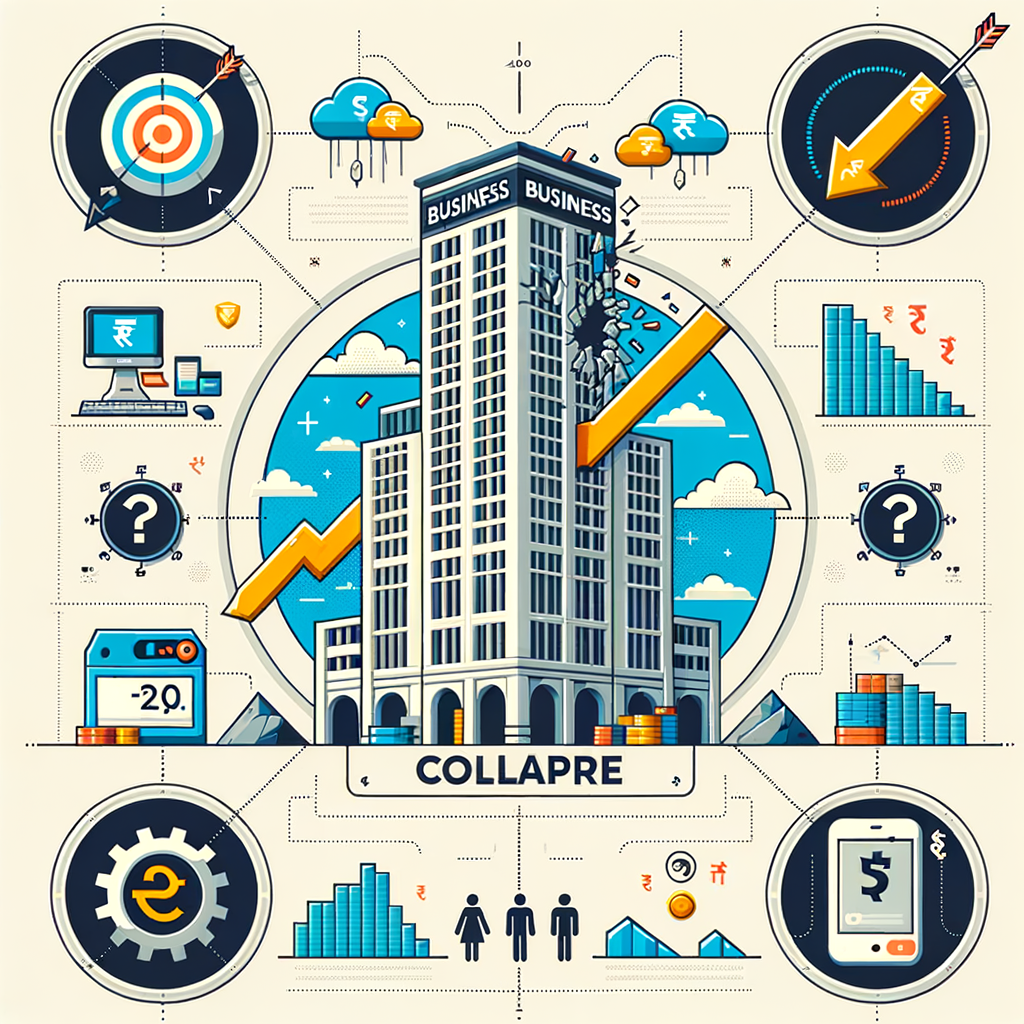 How can ignoring market trends contribute to a business’s collapse?