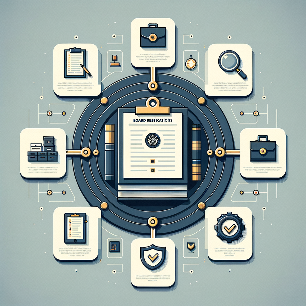 What documentation is needed for maintaining board resolutions under compliance norms?