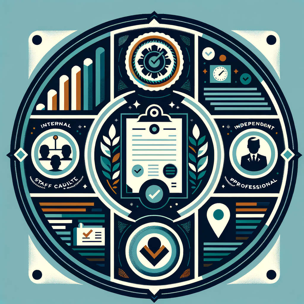 Who can perform a secretarial audit – internal staff or external professionals?