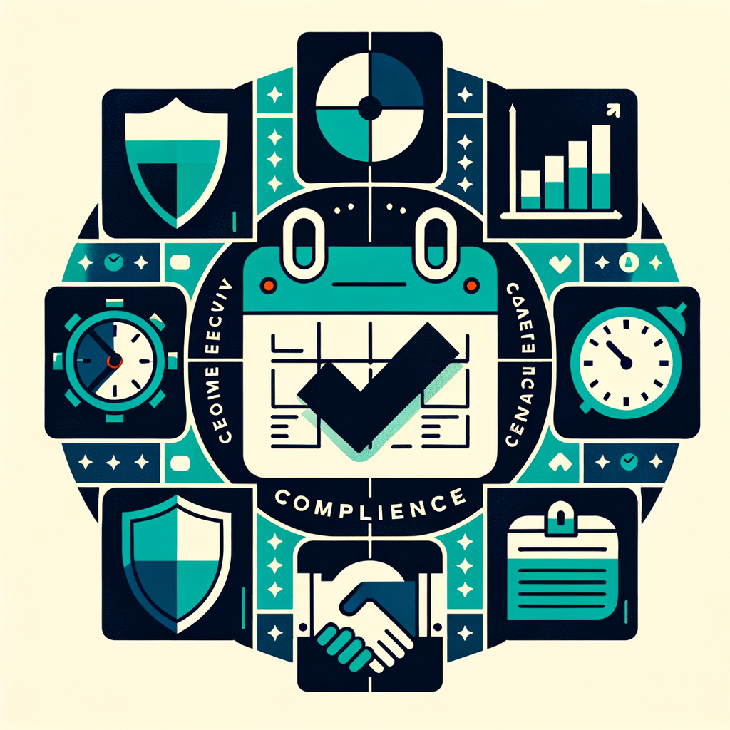 What is the importance of maintaining a comprehensive compliance calendar?