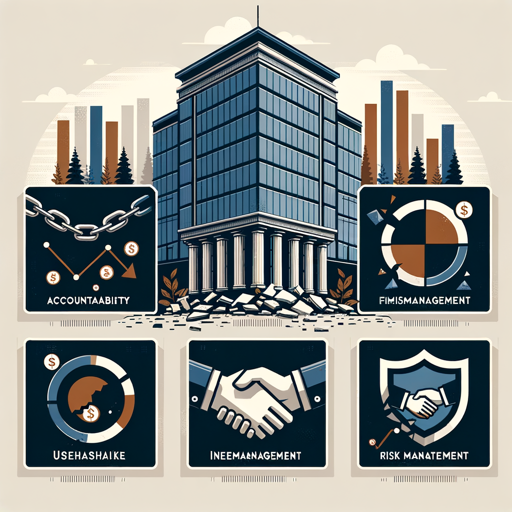 How does poor corporate governance contribute to a company’s collapse?