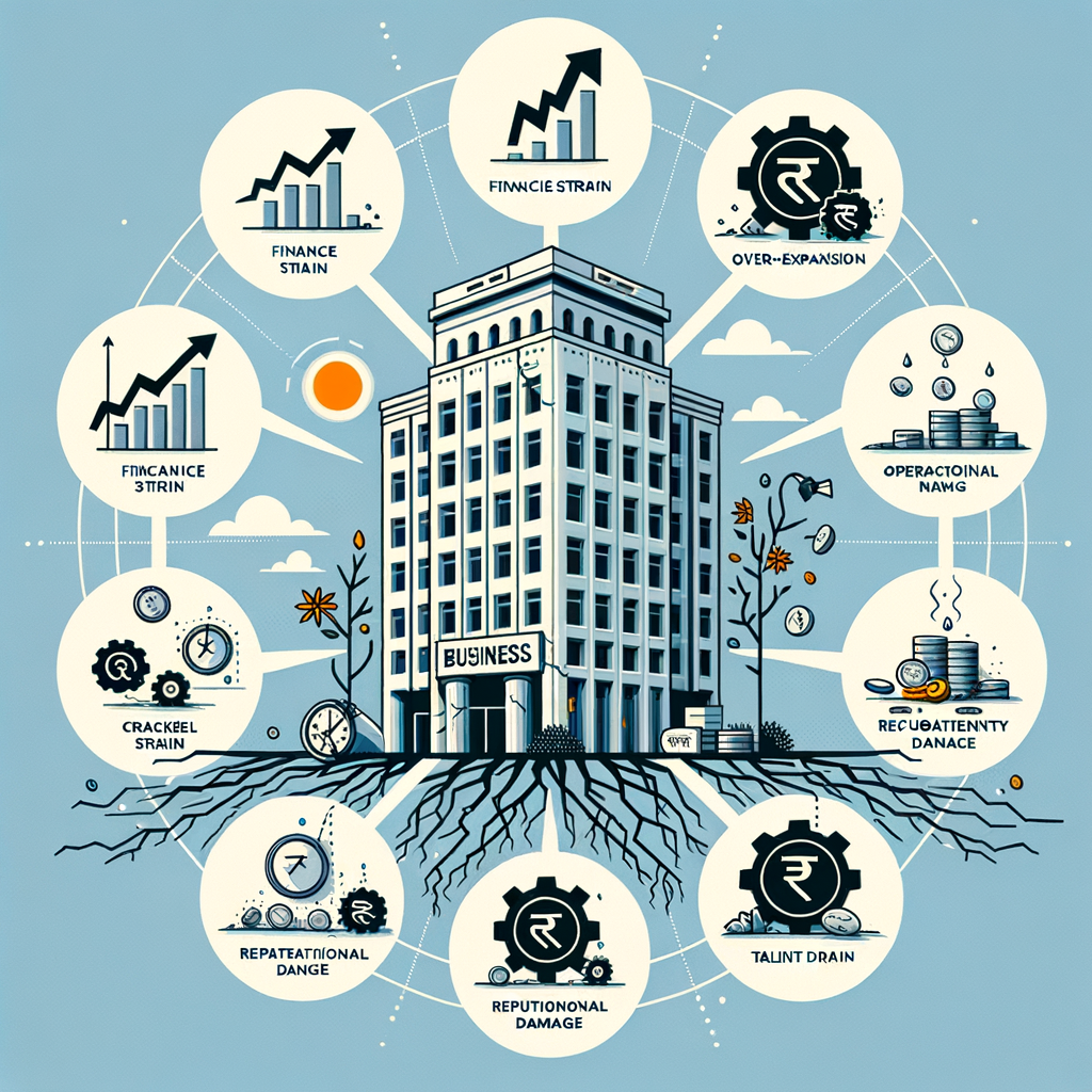 What impact does over-expansion have on business sustainability?