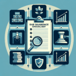 How do you prepare a comprehensive due diligence checklist?