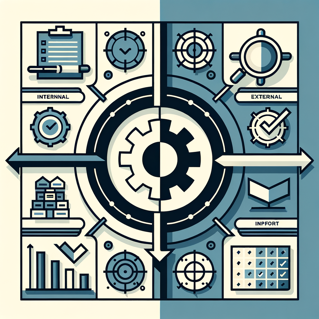 How do internal audits differ from external audits?