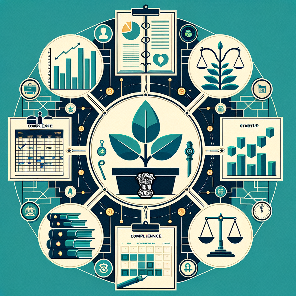 What are the differences between secretarial compliance for startups and established companies?