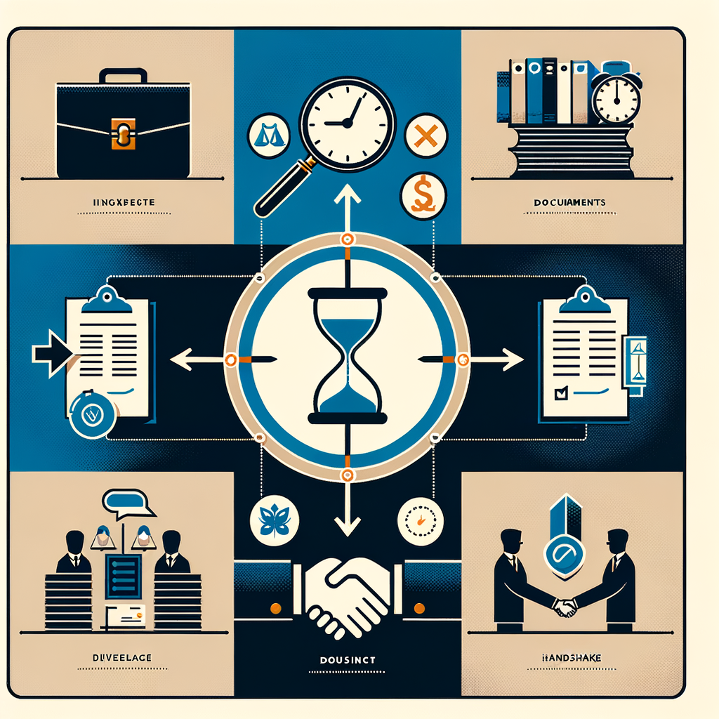 How long does the due diligence process typically take in an M&A deal?
