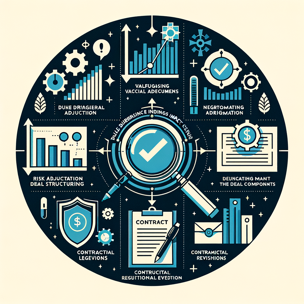 What are the implications of due diligence findings on deal structuring?