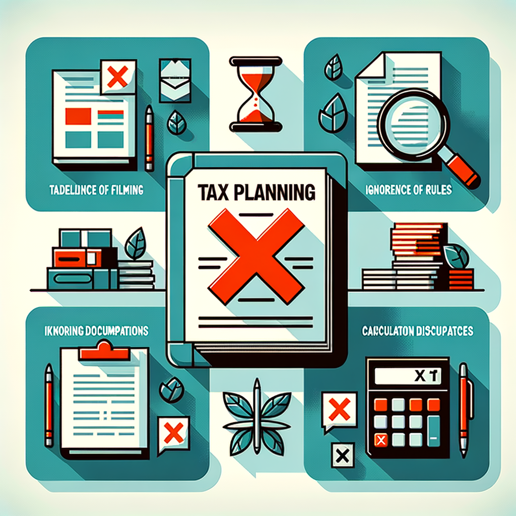 What are the common tax planning mistakes to avoid under the Income Tax Act?