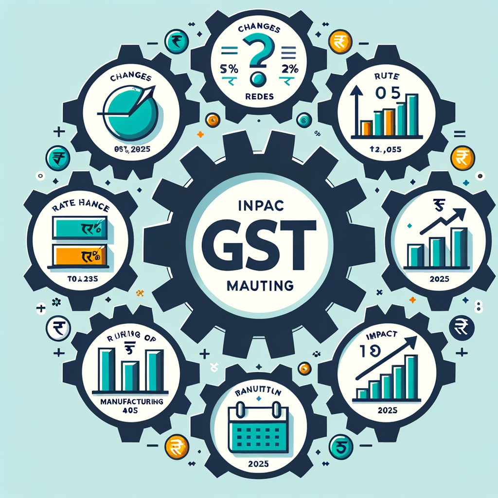GST Impact on Manufacturing Sector 2025 – New Rate Changes & ITC Rules