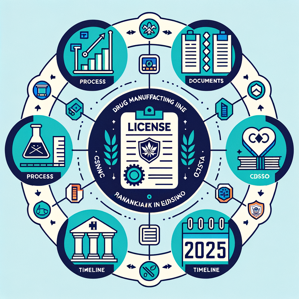 CDSCO Drug Manufacturing License – Process & Documents 2025