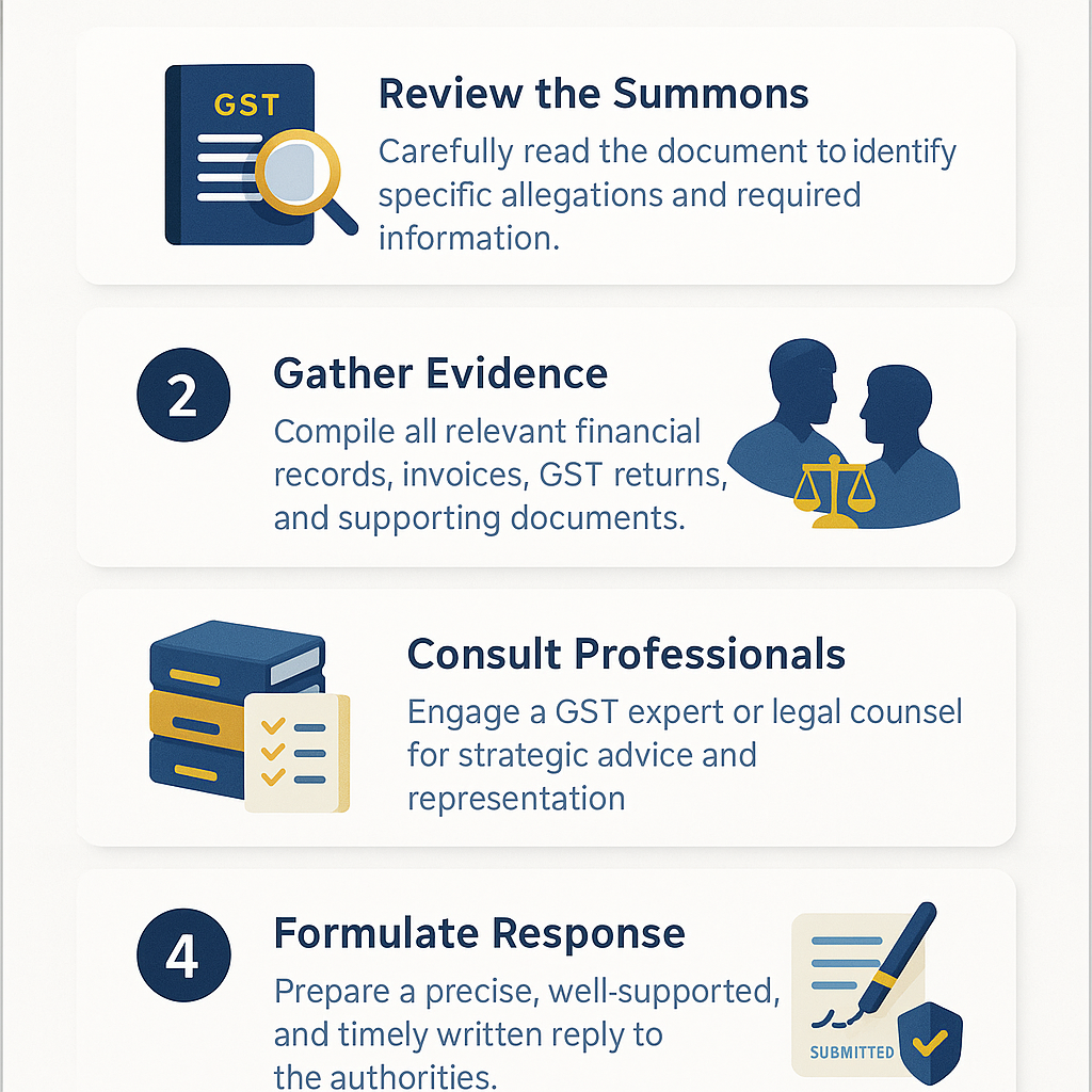 How to Reply to GST Summons from DGGI – Step-by-Step Guide
