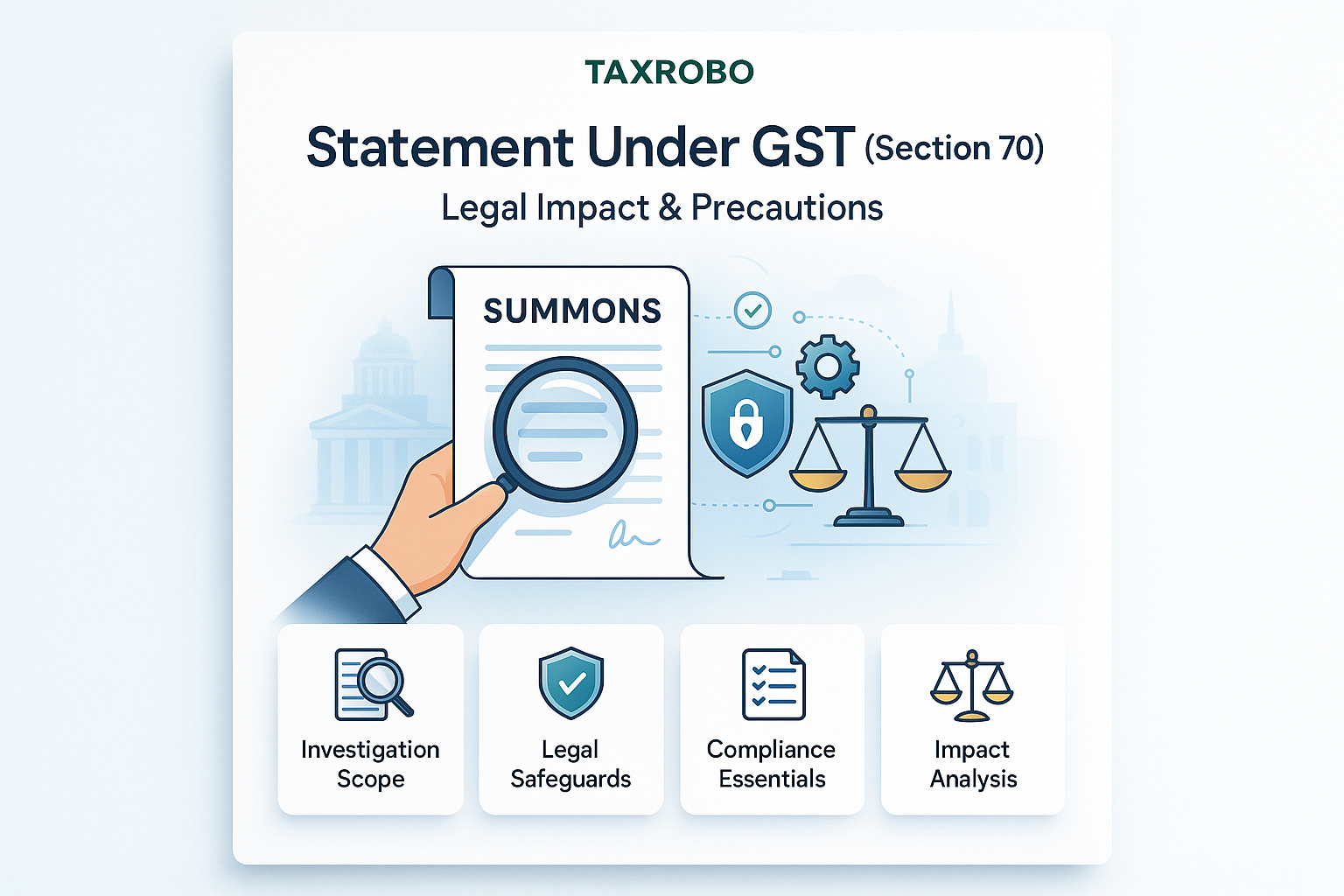 Statement Under GST (Section 70) – Legal Impact & Precautions