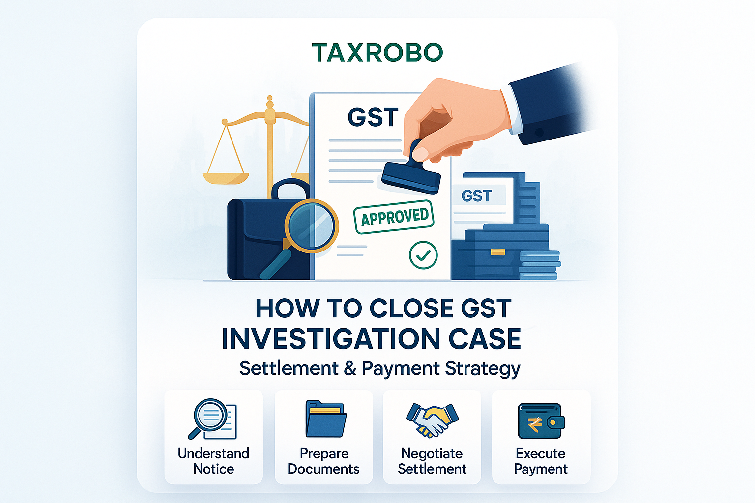 How to Close GST Investigation Case – Settlement & Payment Strategy