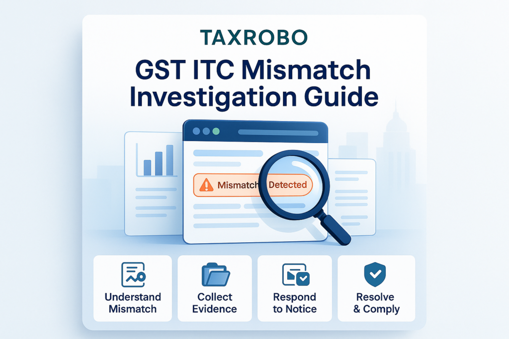 How to Handle GST ITC Mismatch Leading to Investigation