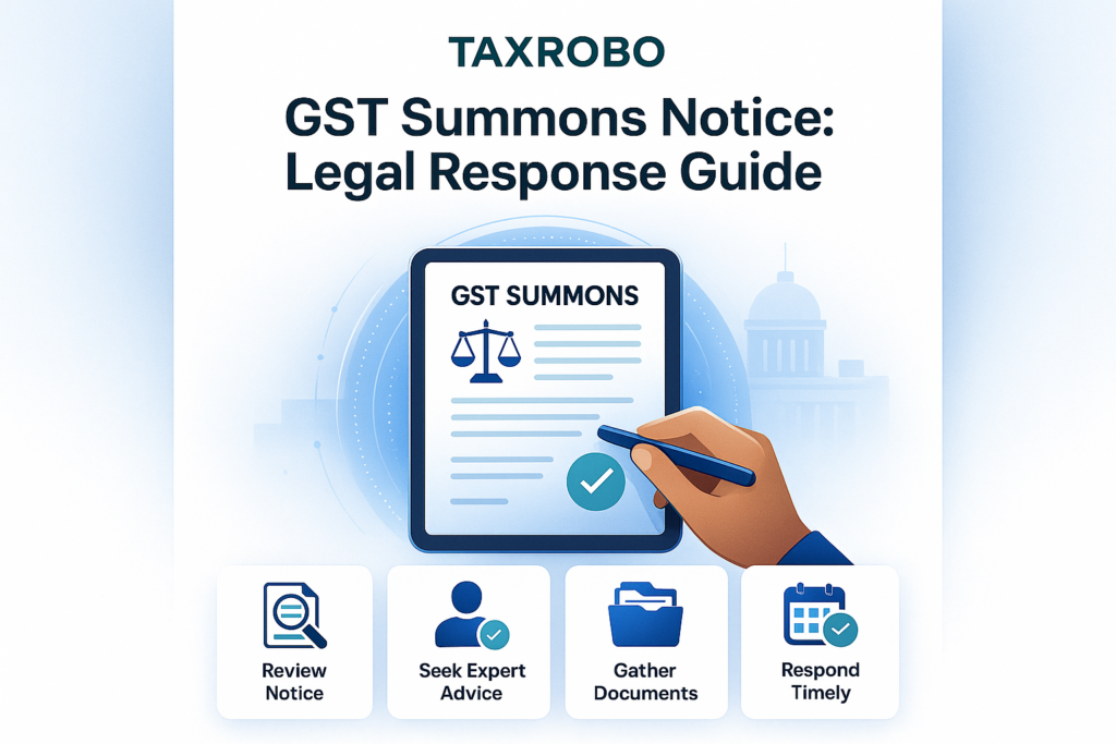 GST Summons Notice – How to Respond Legally Without Mistakes