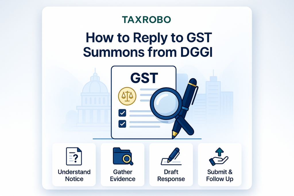 How to Reply to GST Summons from DGGI – Step-by-Step Guide