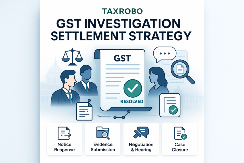 How to Close GST Investigation Case – Settlement Strategy