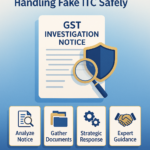 GST Investigation Notice for Fake ITC – How to Handle Safely