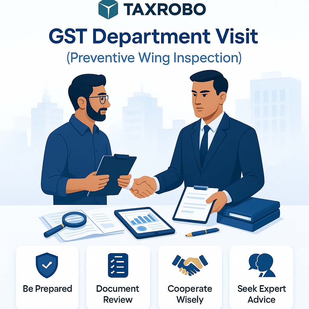 How to Handle GST Department Visit (Preventive Wing Inspection Guide)