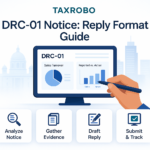 DRC-01 Notice for Suppression of Sales Turnover – Reply Format