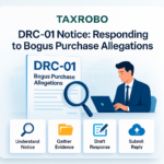 DRC-01 Notice for Bogus Purchase Allegations – Reply Format