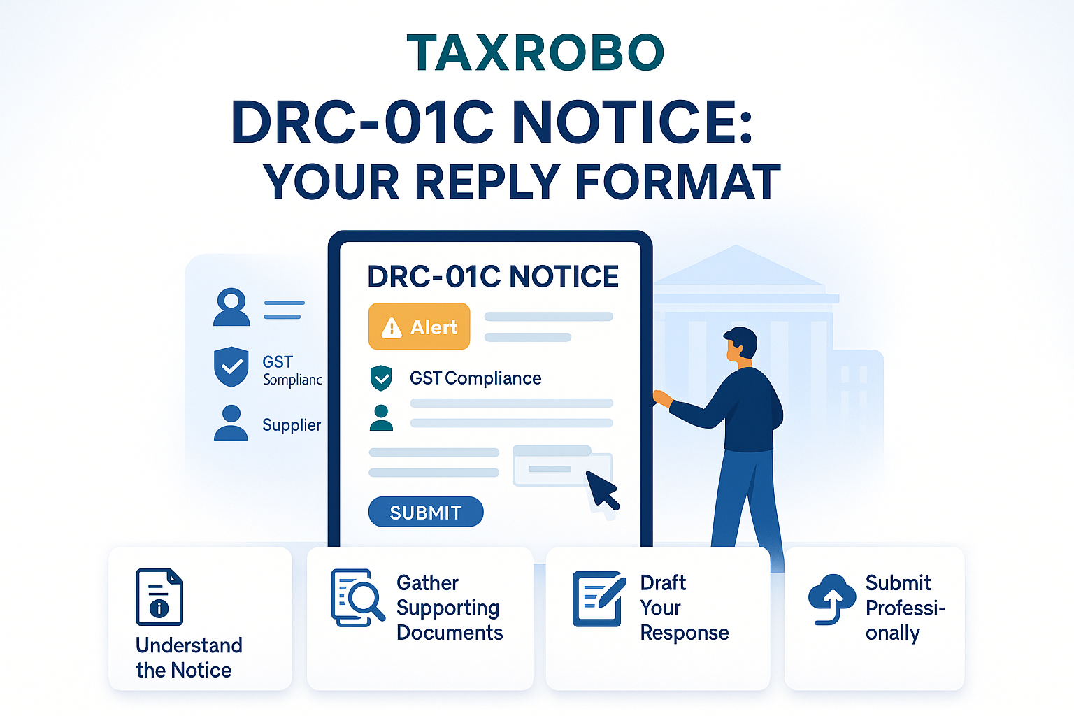 DRC-01C Notice for Supplier Not Filing GST Returns – Reply Format