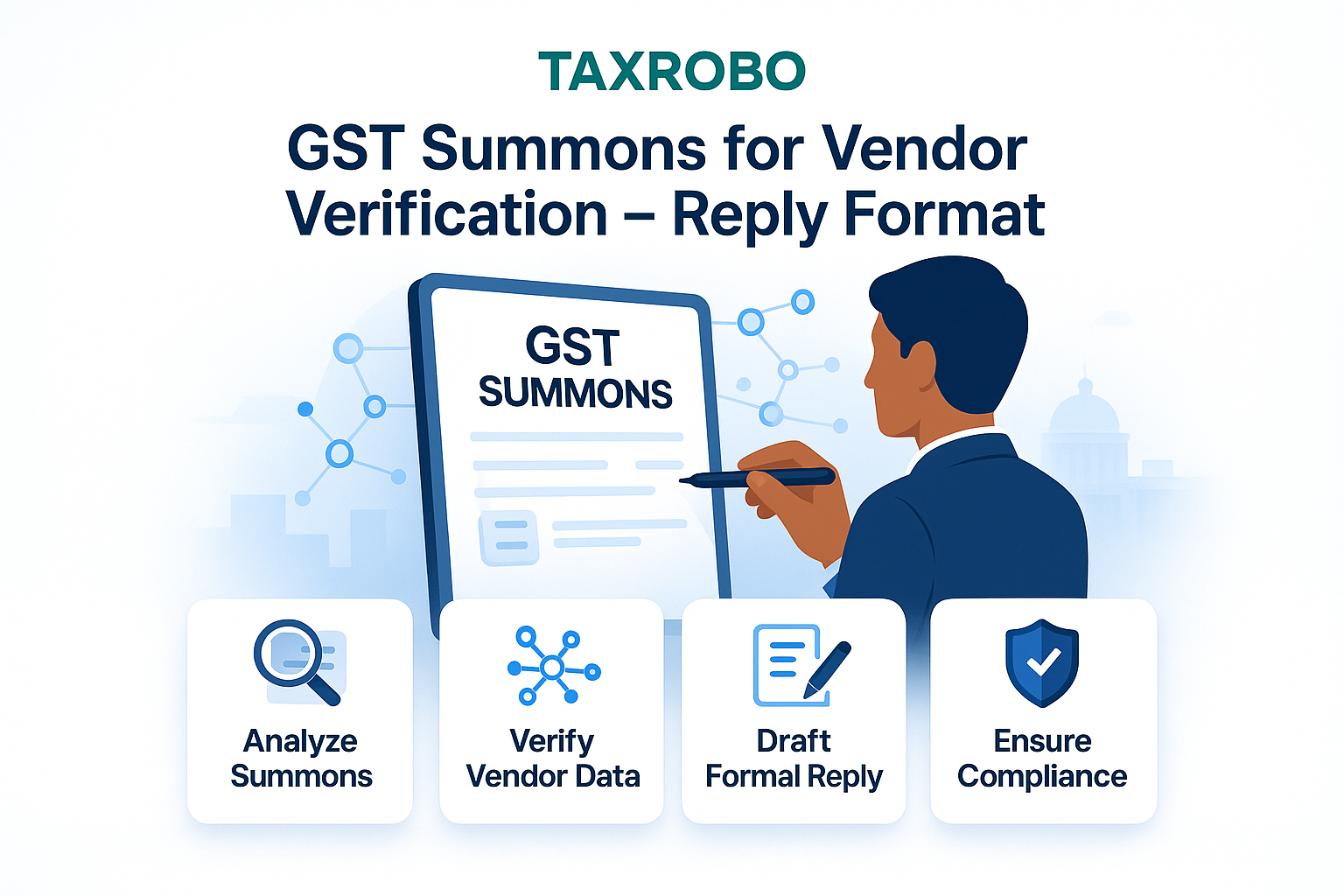 GST Summons for Vendor Verification – Reply Format