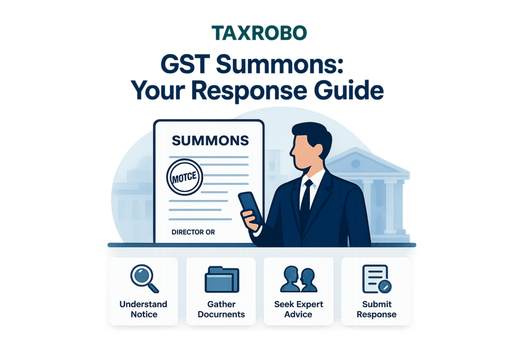 GST Summons to Director or Partner – How to Respond