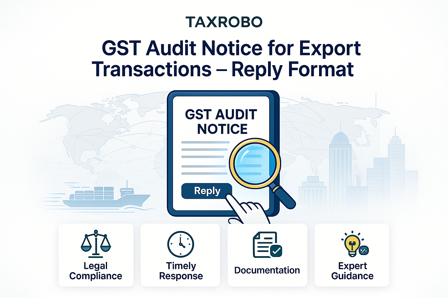 GST Audit Notice for Export Transactions – Reply Format