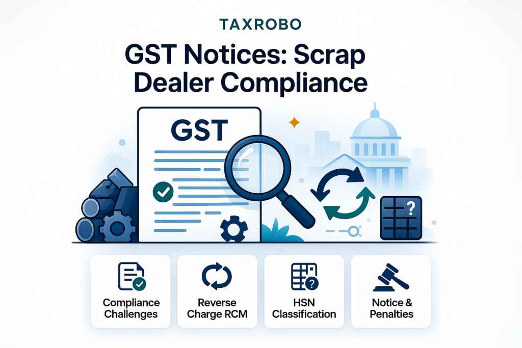 GST Notice for Scrap Dealers – Reverse Charge & Classification Issues