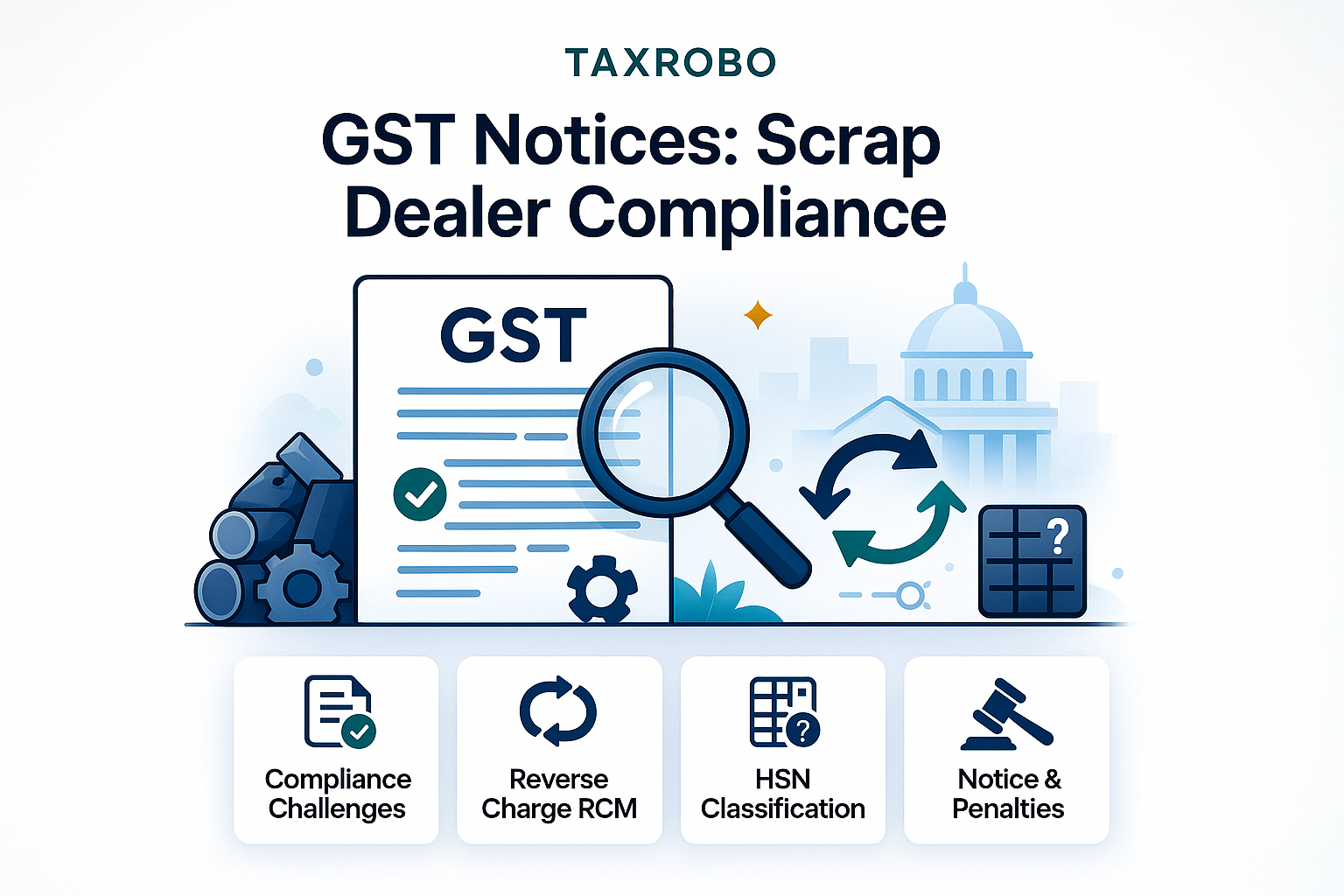 GST Notice for Scrap Dealers – Reverse Charge & Classification Issues