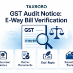 GST Audit Notice for E-Way Bill Verification – Reply Format