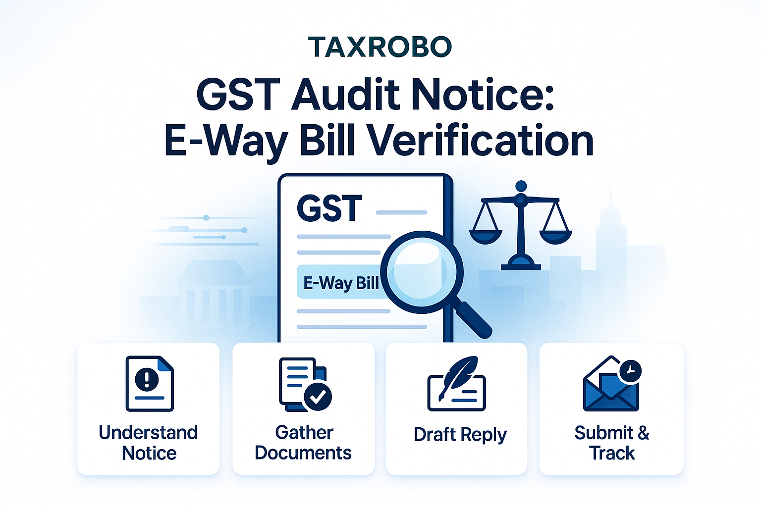 GST Audit Notice for E-Way Bill Verification – Reply Format