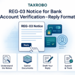 REG-03 Notice for Bank Account Verification – Reply Format