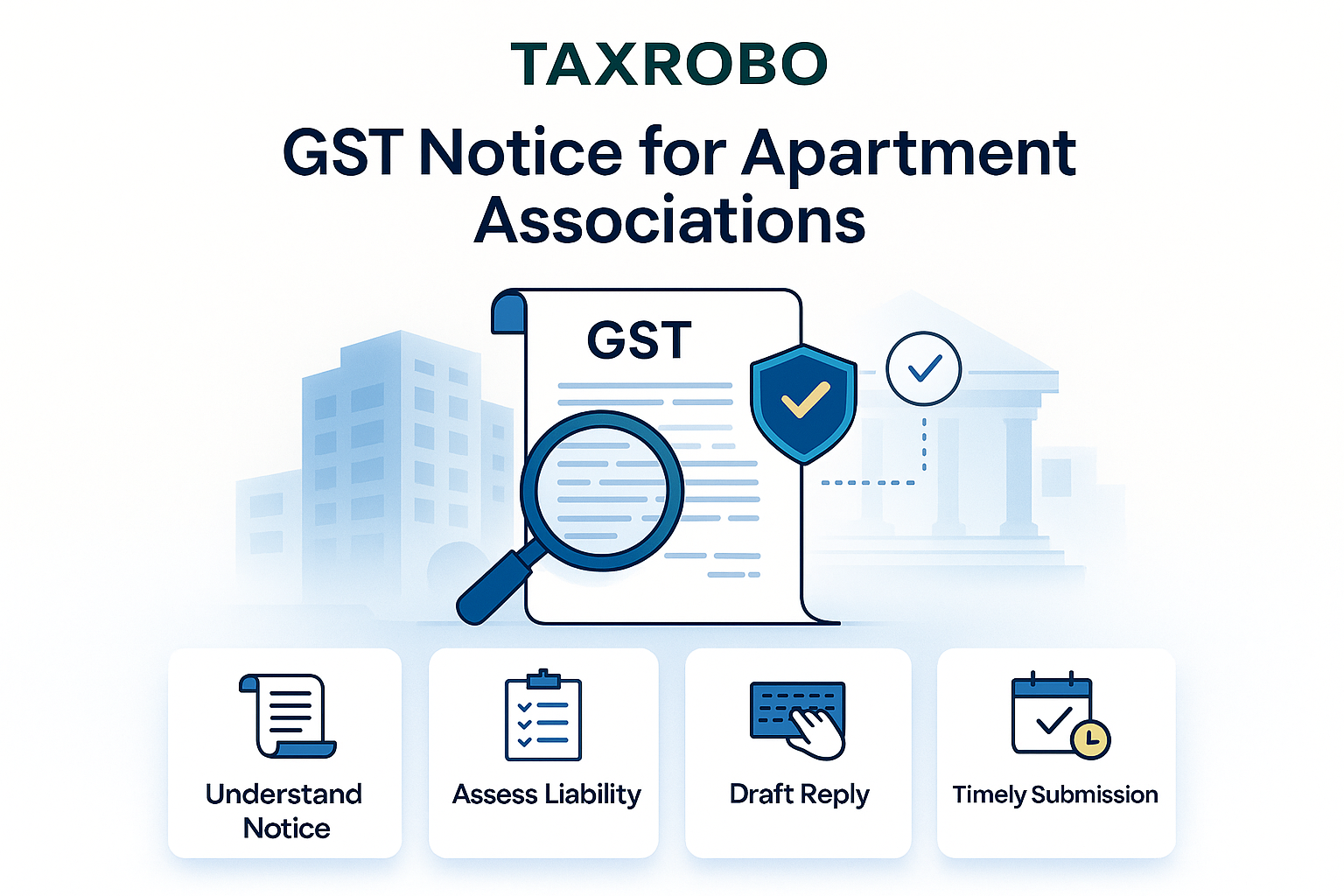 GST Notice for Apartment Associations – GST Liability Reply Format