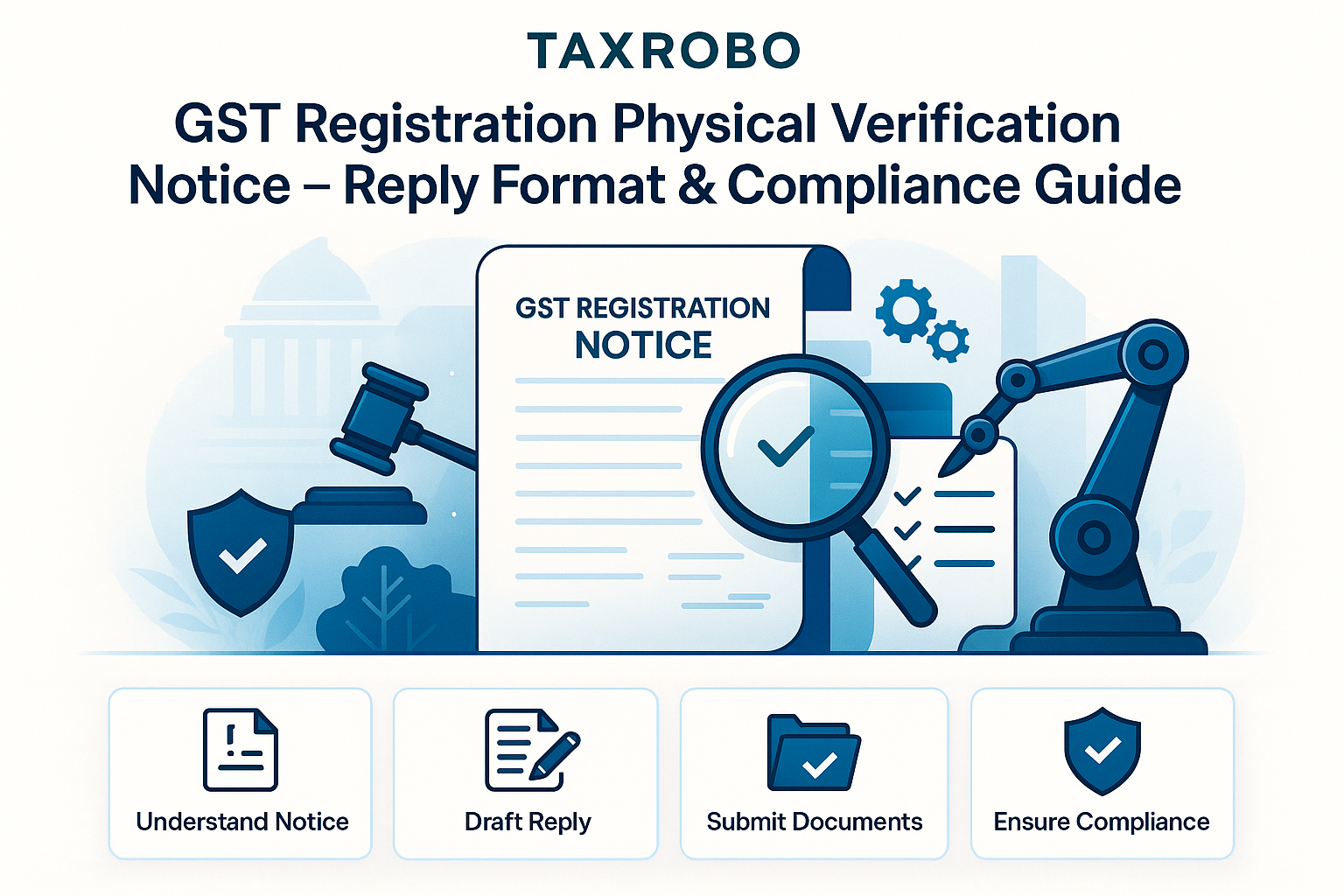 GST Registration Physical Verification Notice – Reply Format & Compliance Guide