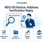 REG-03 Notice for Business Address Verification – Reply Format