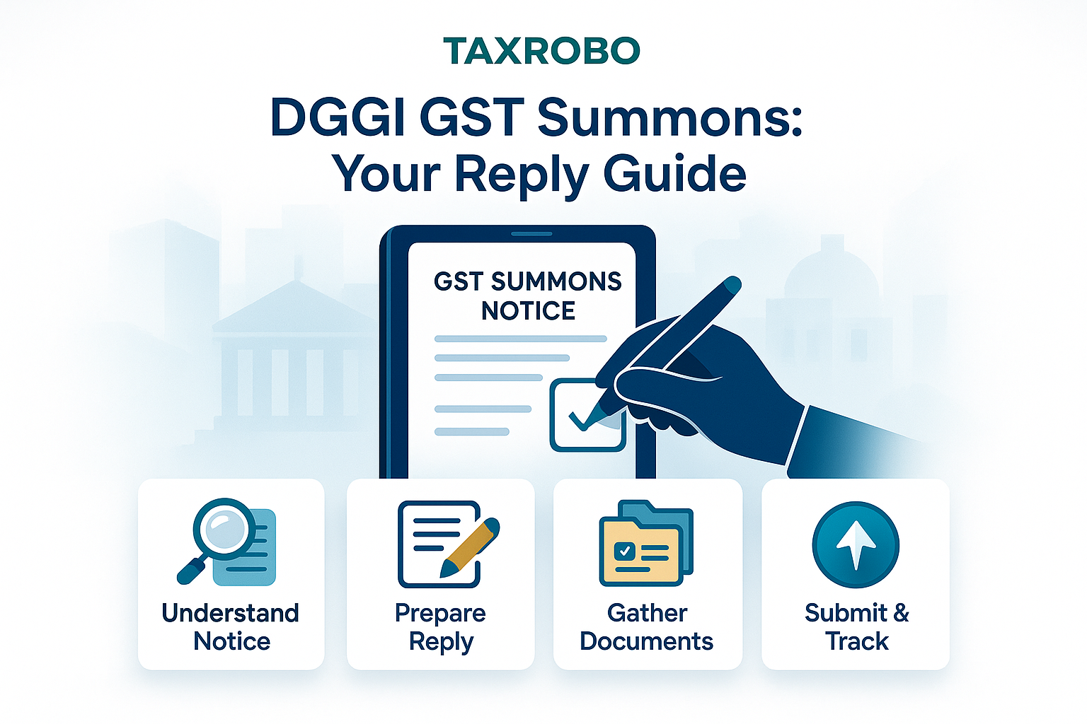 DGGI GST Summons Notice – Reply Format & Document Checklist