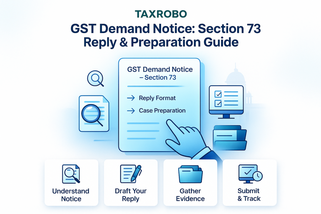 GST Demand Notice under Section 73 – Reply Format & Case Preparation