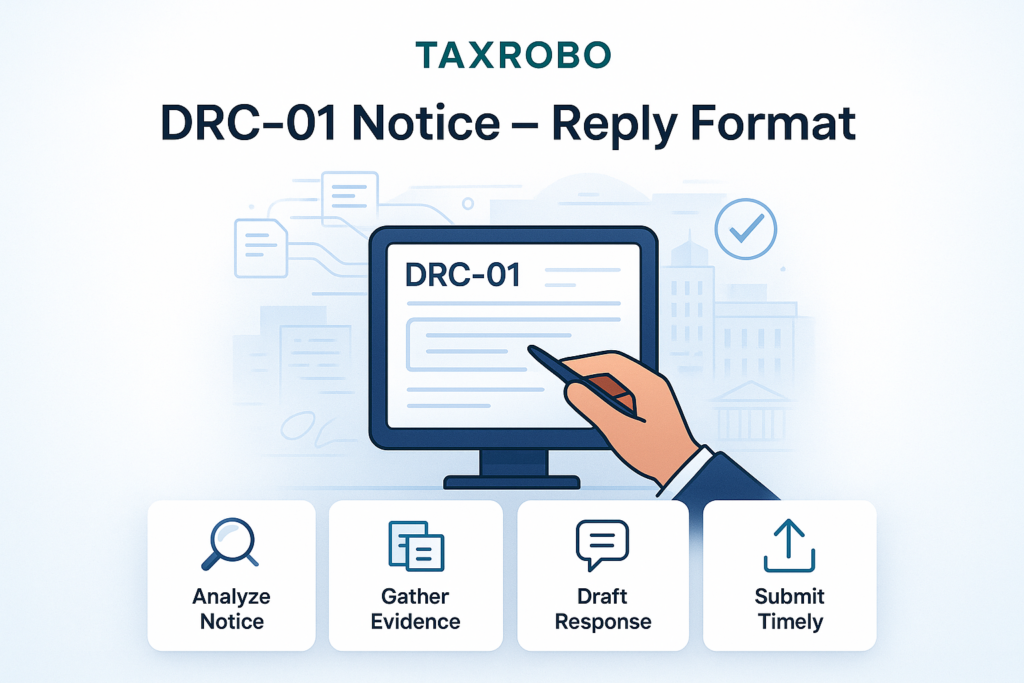 DRC-01 Notice – Reply Format