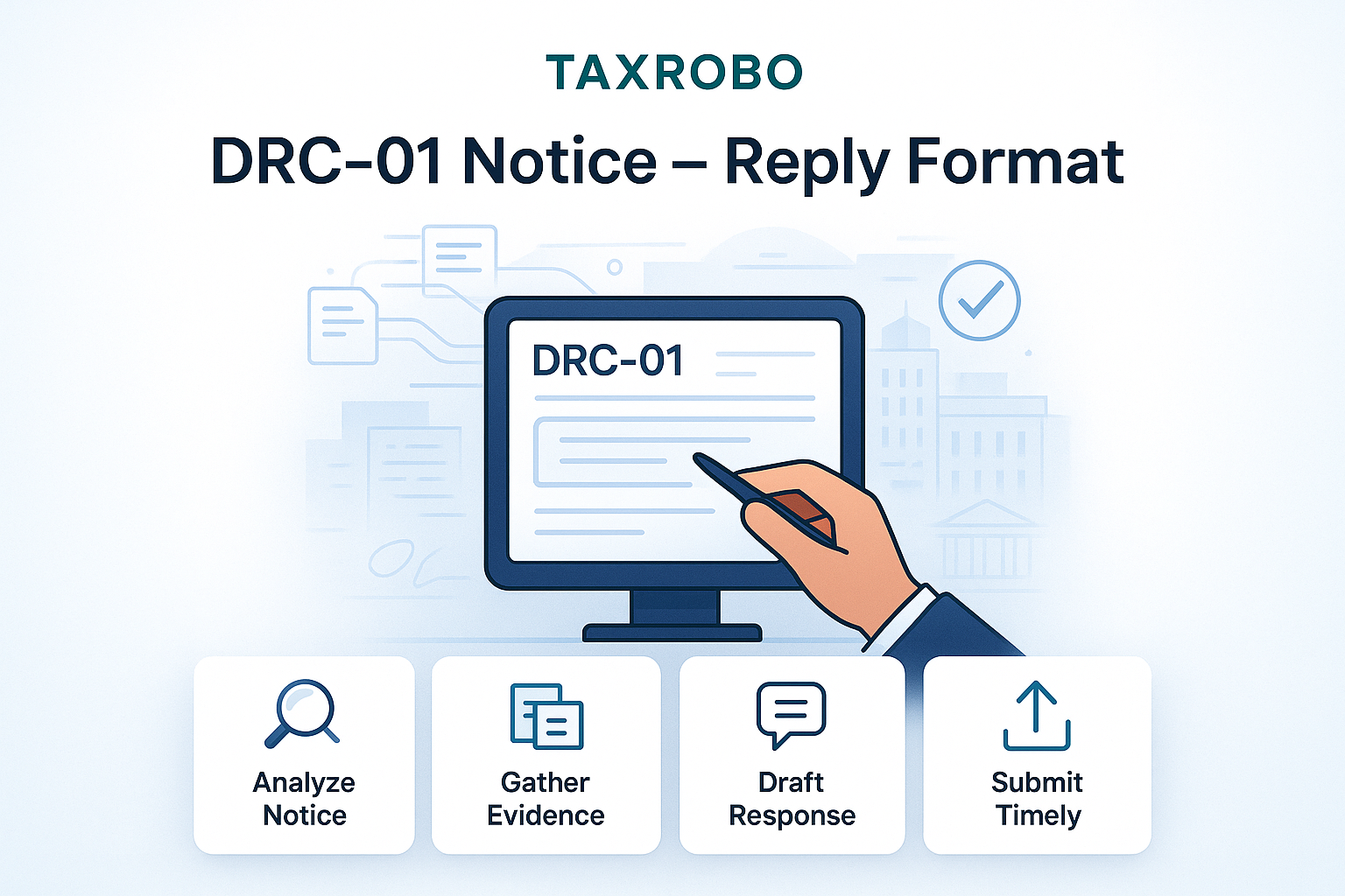 DRC-01 Notice – Reply Format